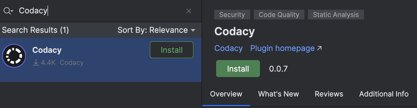 Install Extension